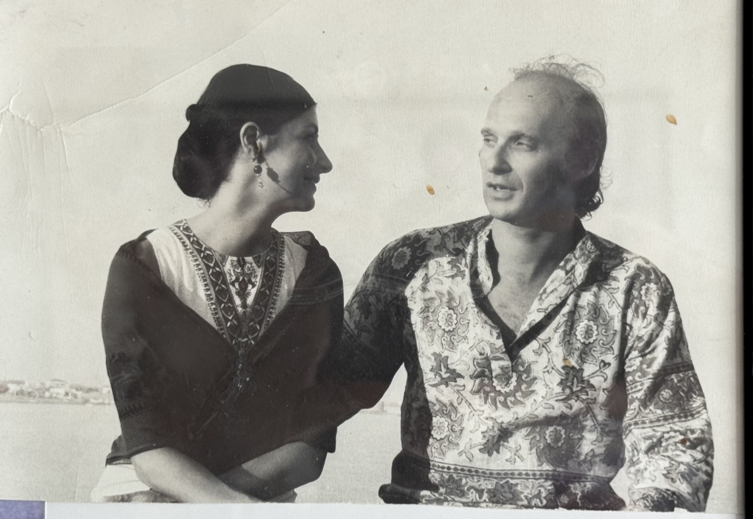 Izio et Anny en Grèce, Skopelos, été 1975